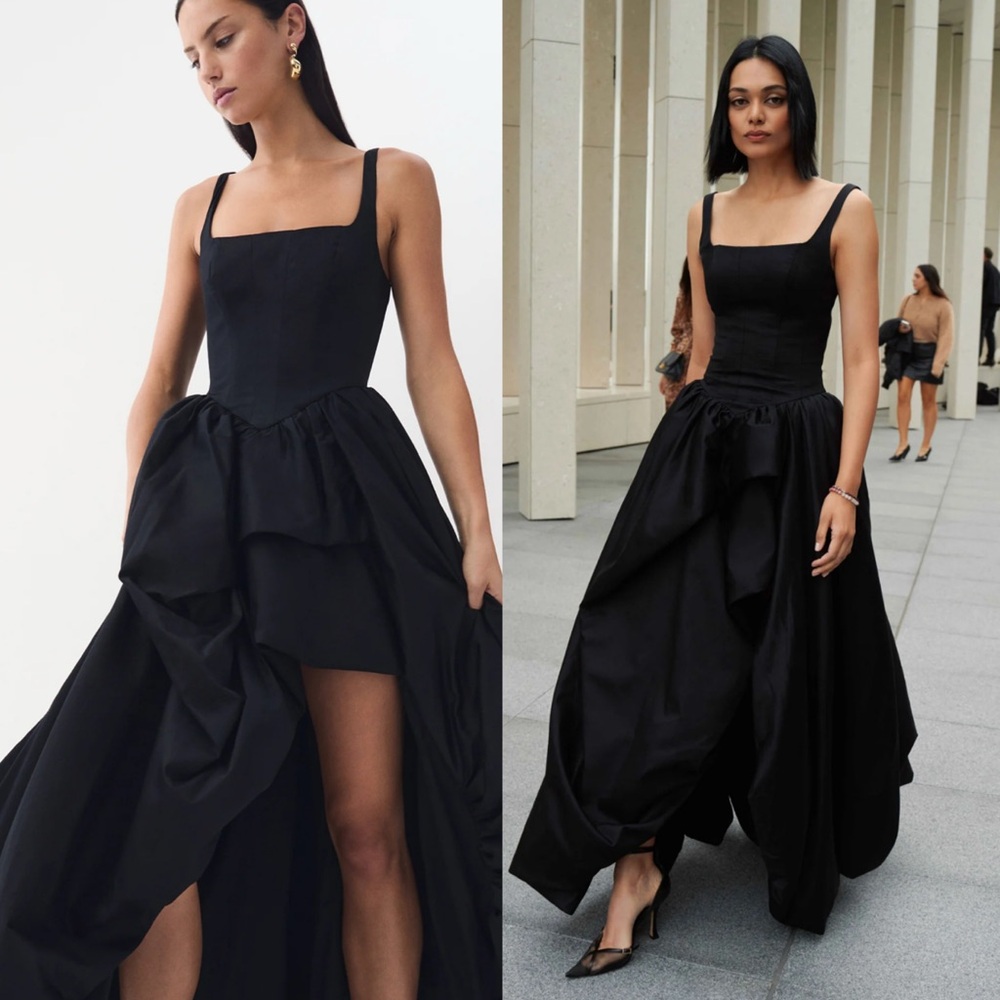 Aje Alani Gown Black maxi dress Size US 2 NEW! New with tags!